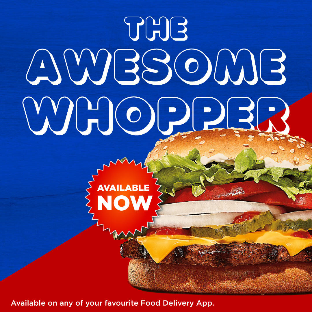 The Awesome Flame-Grilled Whopper