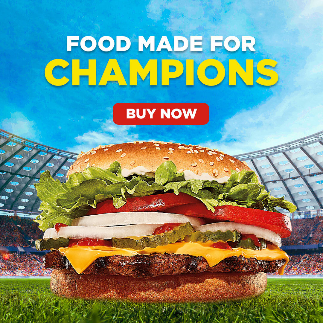 Stadium Burger Made For Champions